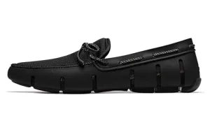 SWIMS Mens Loafers, Braided Lace Shoes