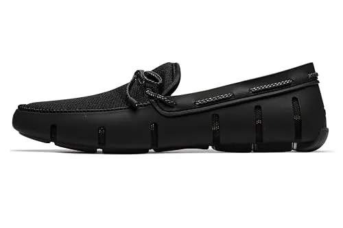 SWIMS Mens Loafers, Braided Lace Shoes
