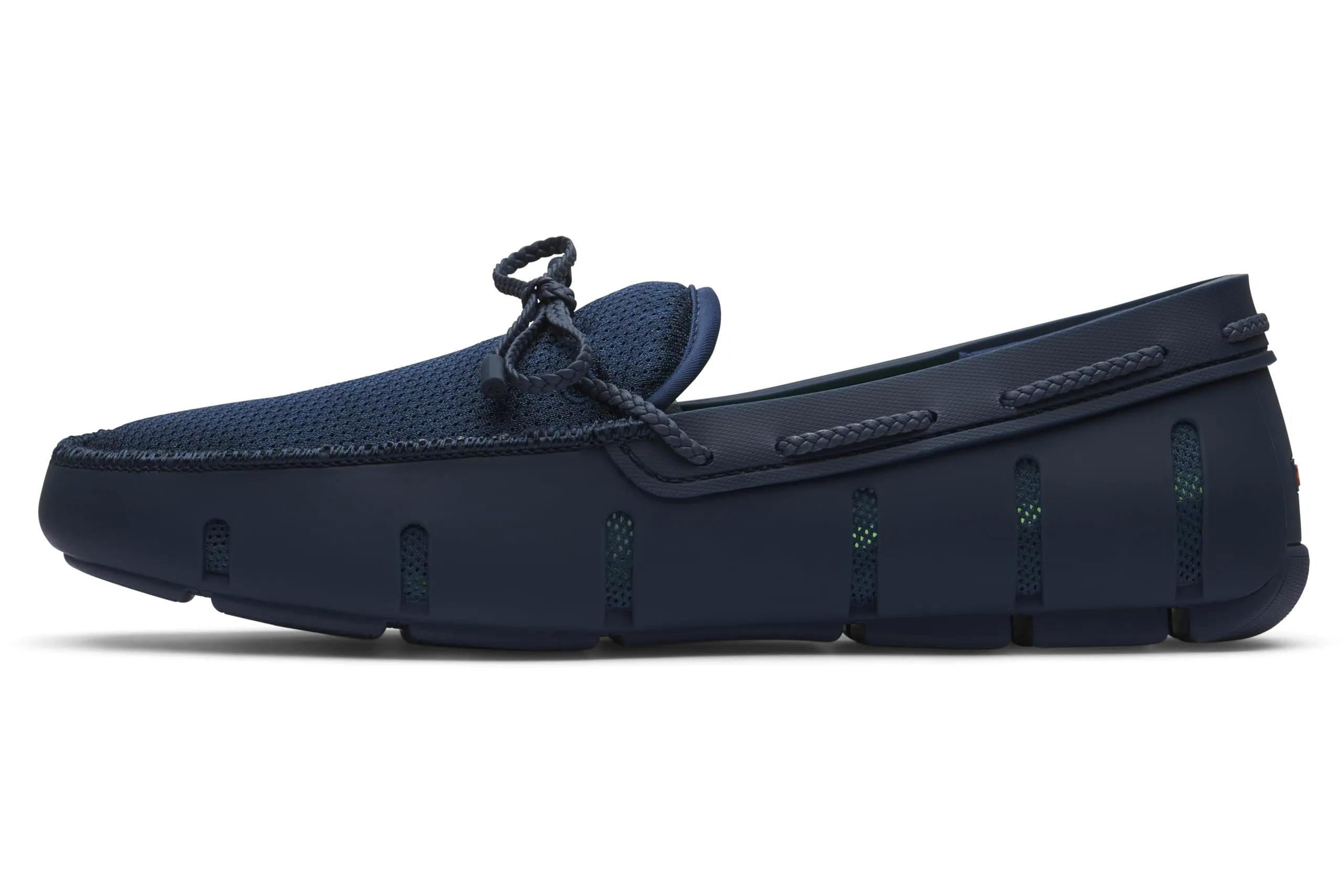 SWIMS Mens Loafers, Braided Lace Shoes