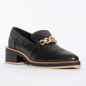 Tamara London Bambino Loafer Black/Croc