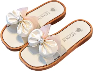 Toddler Boys Girls Sandals Children's Slippers With Bowknot Non Slip And Wear Comfortable And Soft For Medium Large Girls Cute Indoor Outdoor Sandals