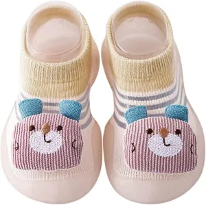 Toddler Girl Size 10 Shoes Summer and Autumn Comfortable Infant Toddler Shoes Cute Bear Pattern Toddler Sneaker Winter