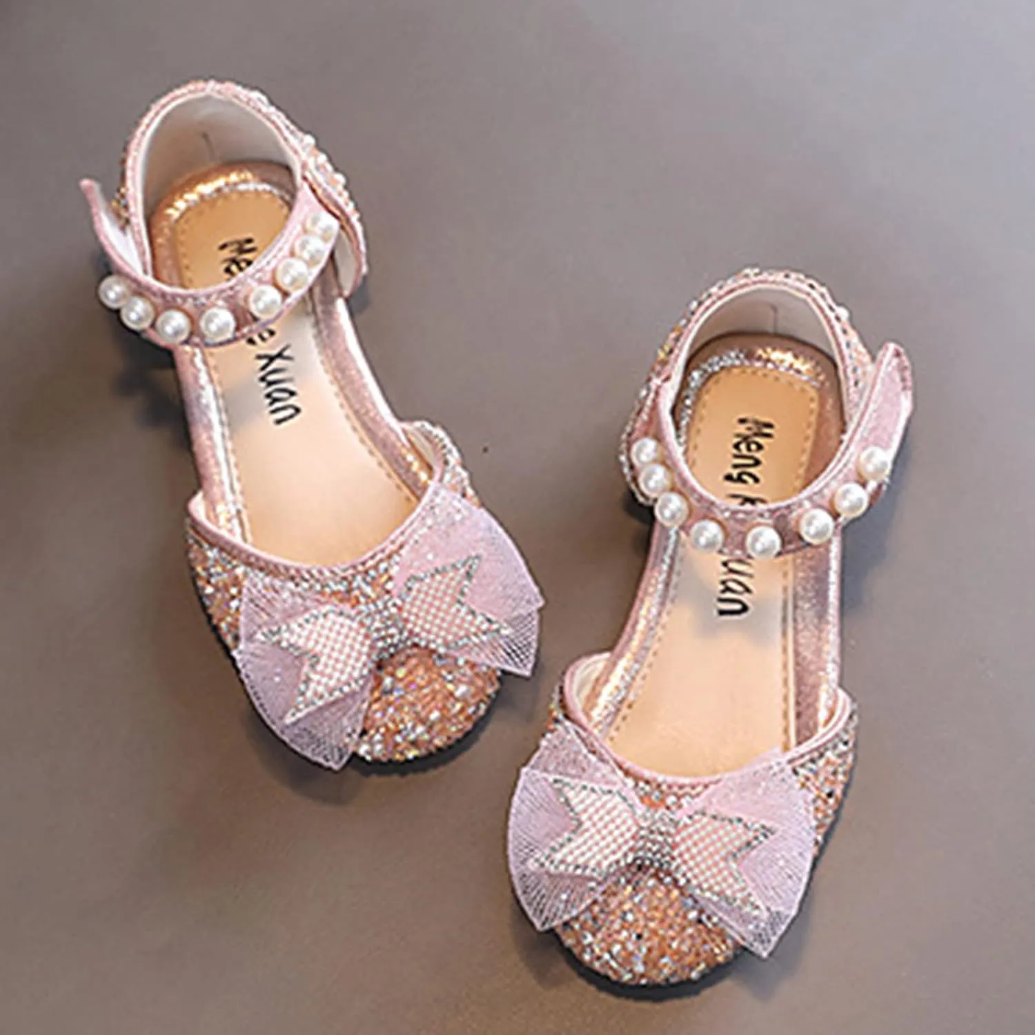 Toddler Glitter Sandals Fashion Spring And Summer Girls Sandals Party Dress Dance Show Kids Dress Sandals Girls