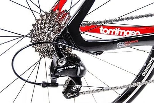 Tommaso Corvo Carbon Fiber Endurance Road Bike, Shimano 105, Shimano RS10 Wheels - Small