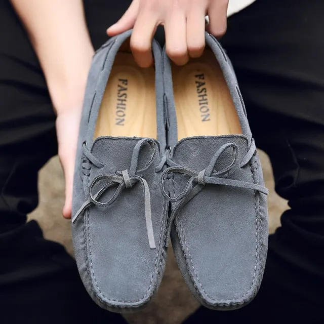 Top Quality Classic Cow leather Suede Loafers