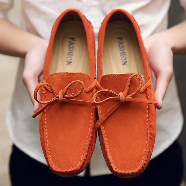 Top Quality Classic Cow leather Suede Loafers