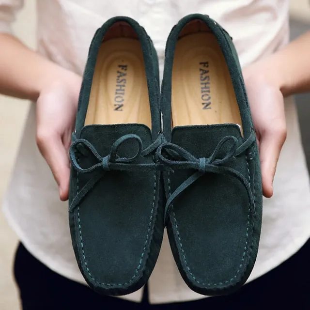 Top Quality Classic Cow leather Suede Loafers