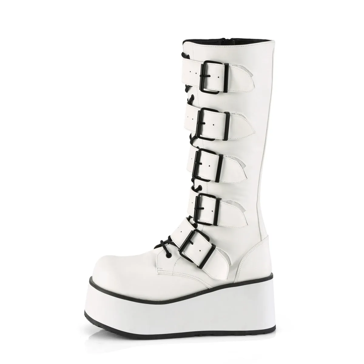 TRASHVILLE-518 Demoniacult Alternative Footwear Unisex Platforms Boots