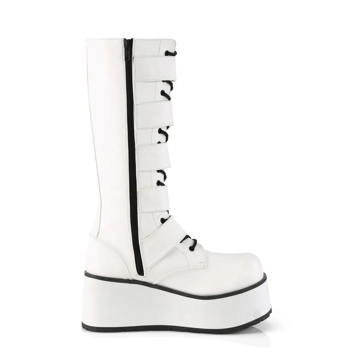TRASHVILLE-518 Demoniacult Alternative Footwear Unisex Platforms Boots