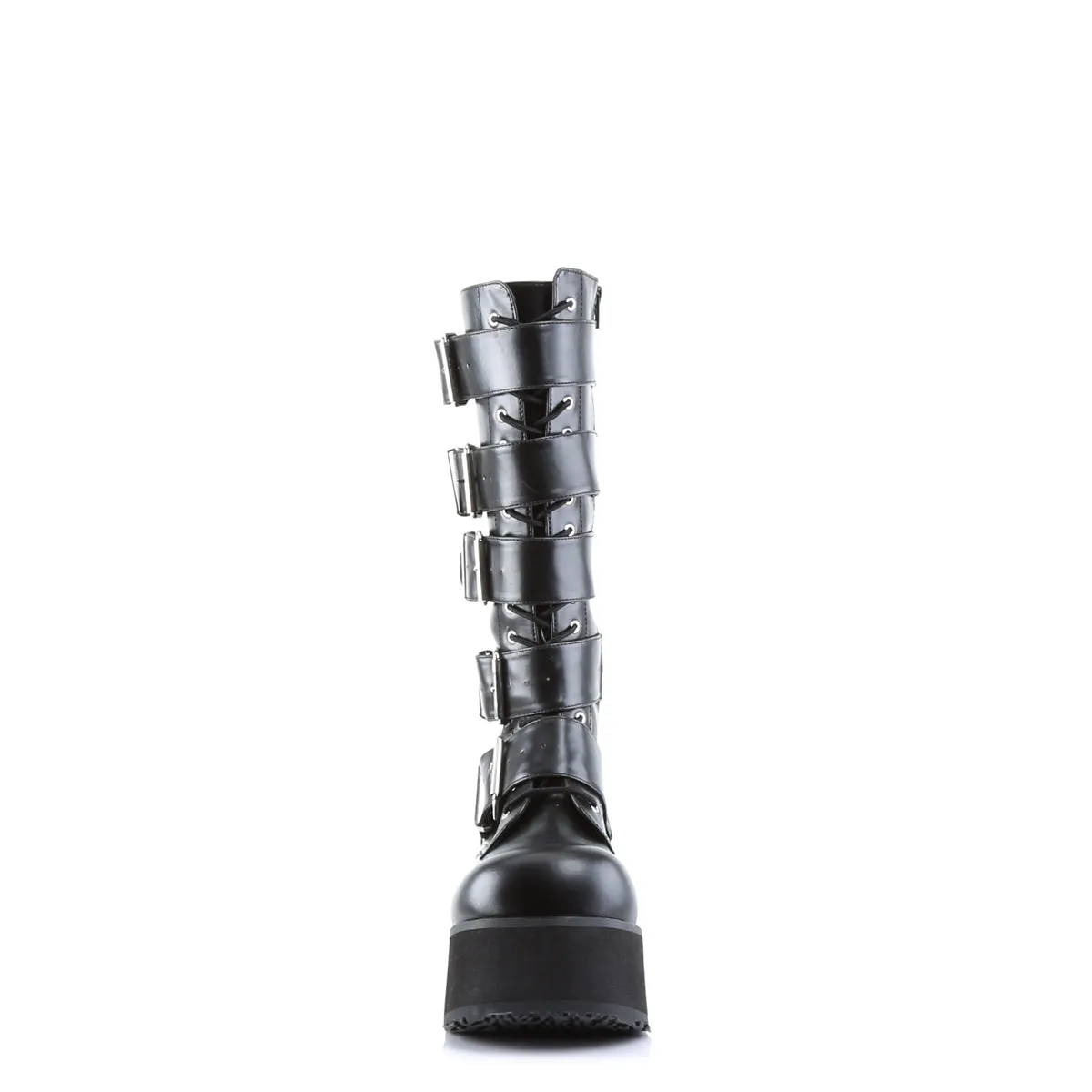 TRASHVILLE-518 Demoniacult Alternative Footwear Unisex Platforms Boots