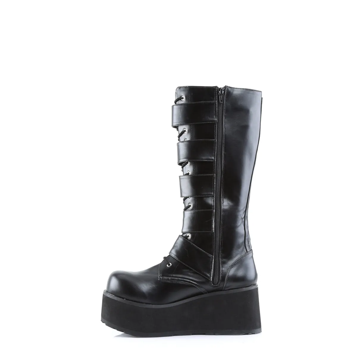 TRASHVILLE-518 Demoniacult Alternative Footwear Unisex Platforms Boots