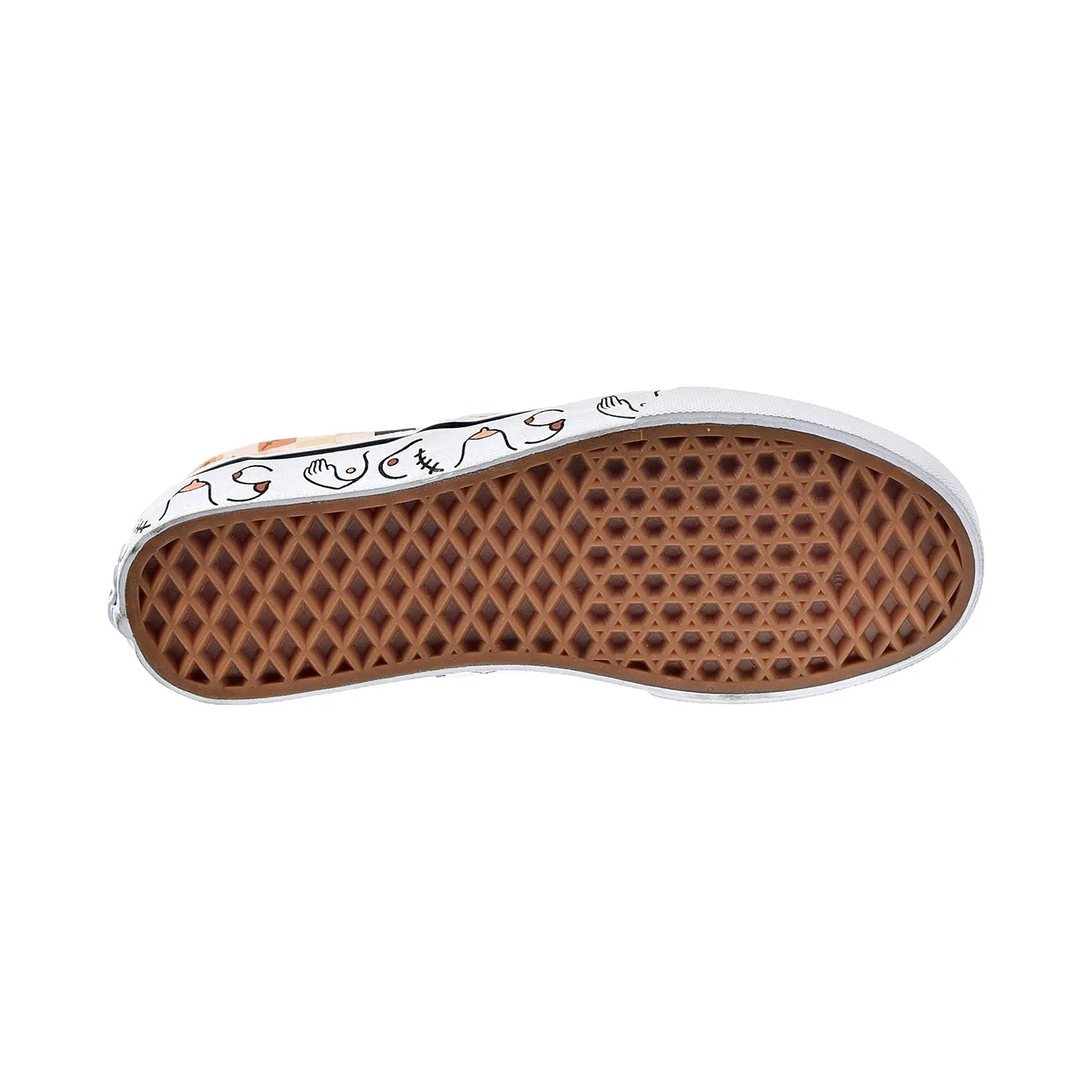 Vans Classic Slip-On "Breast Cancer Awareness" Men's Shoes Nude Check-True White