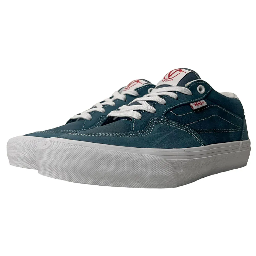 Vans Rowan Leather Blue Suede Shoes