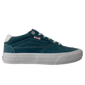 Vans Rowan Leather Blue Suede Shoes