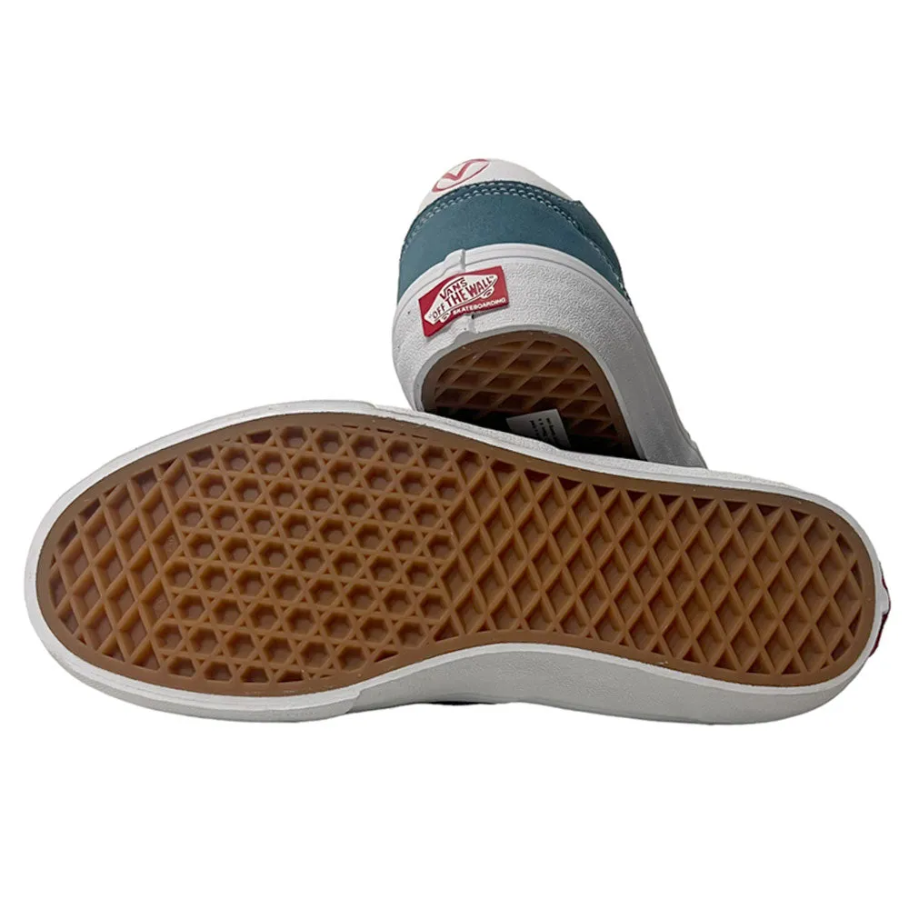 Vans Rowan Leather Blue Suede Shoes