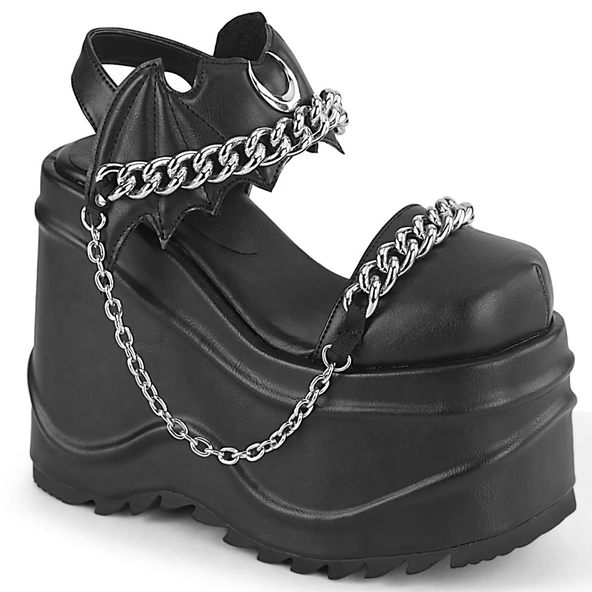 WAVE-20 Demoniacult Alternative Footwear Women's Platform Sandals