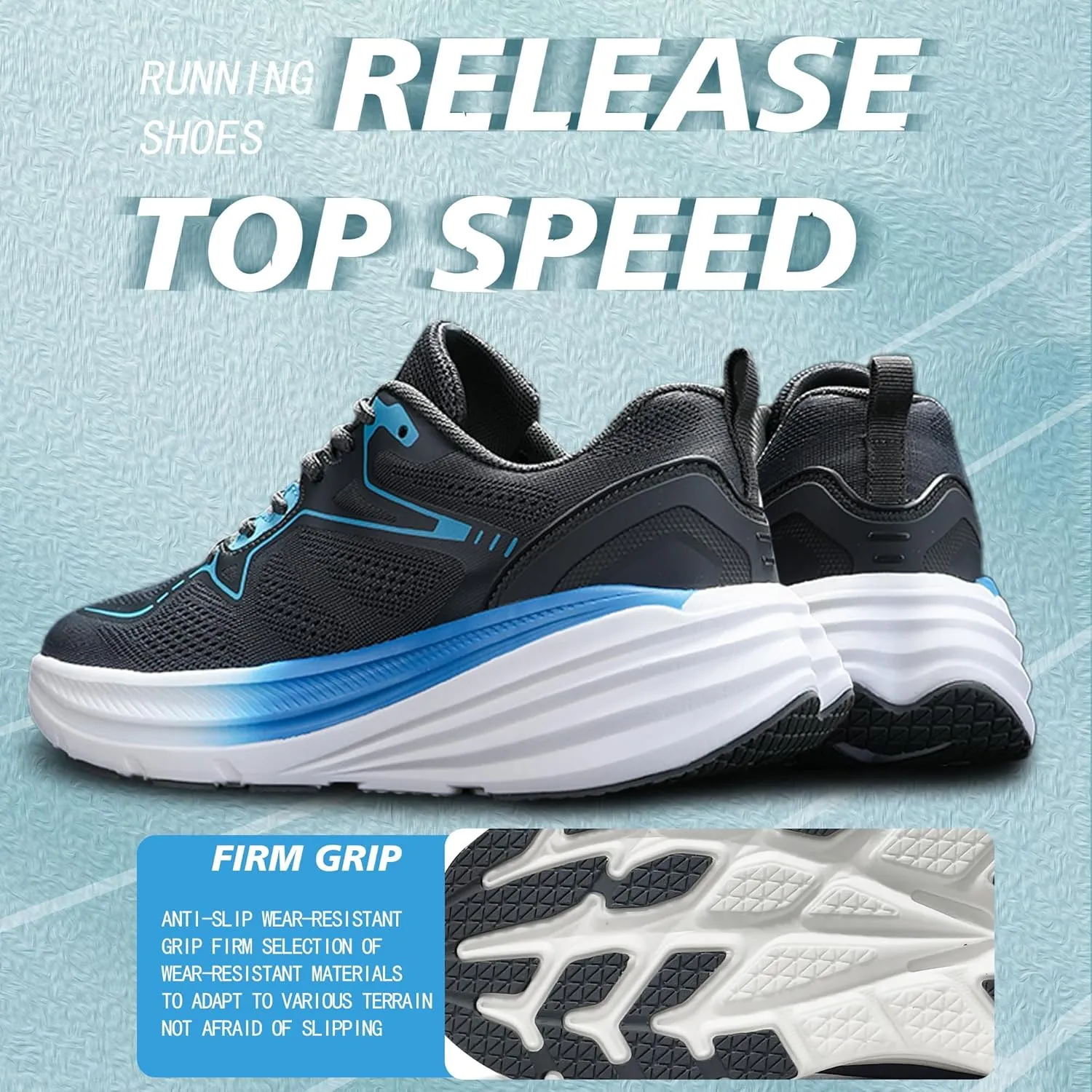 Women Men's Road Running Shoes Lightweight Breathable Comfortable Non Slip Fashion Sneakers