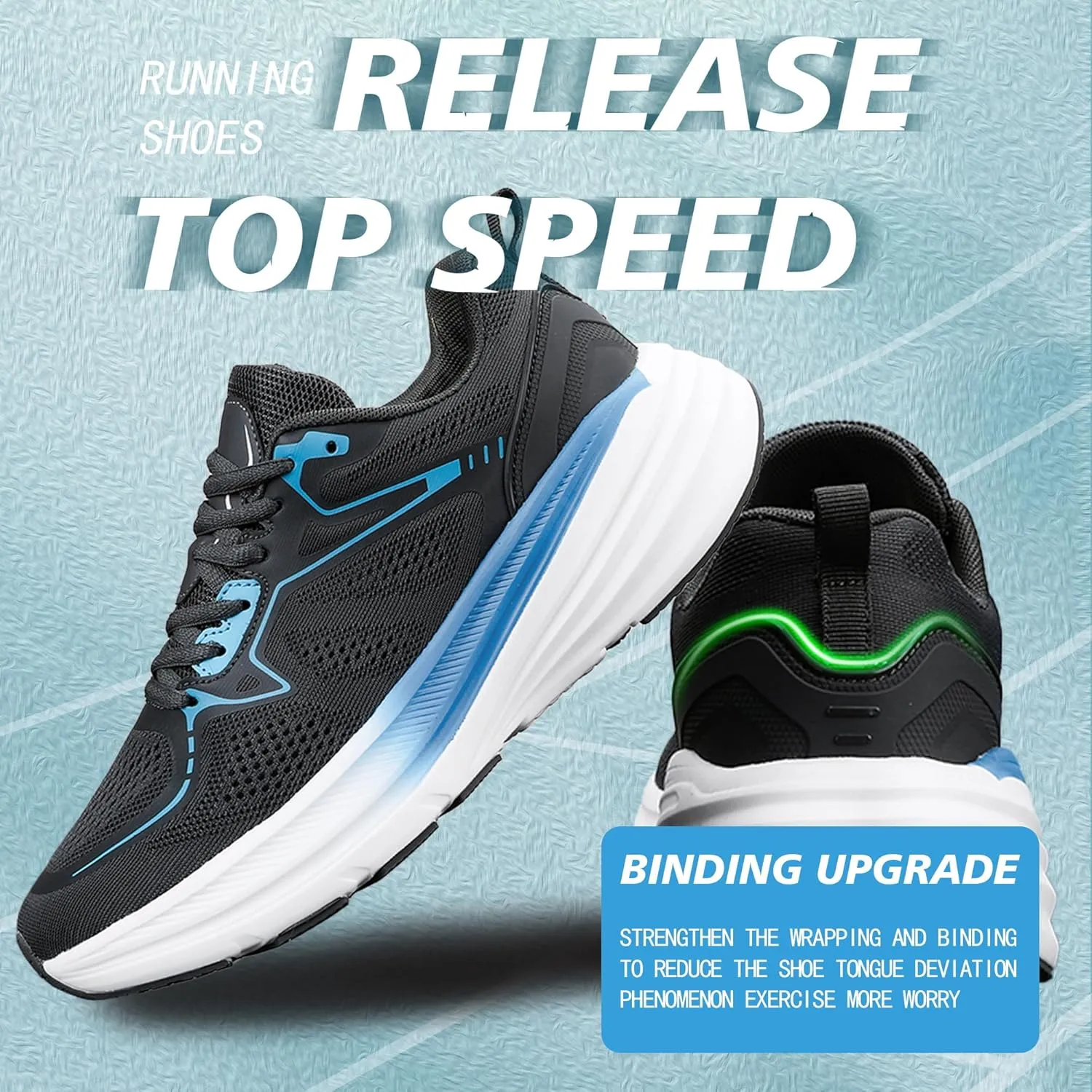 Women Men's Road Running Shoes Lightweight Breathable Comfortable Non Slip Fashion Sneakers