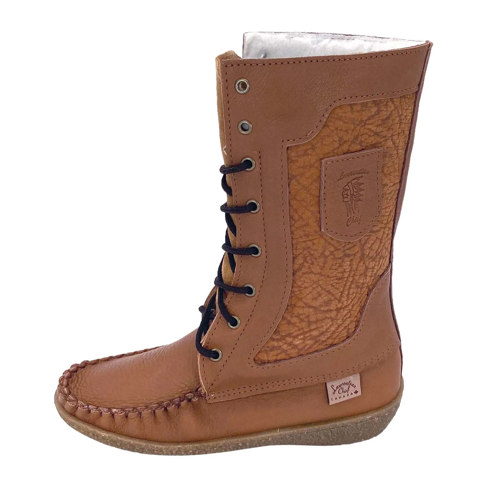 Women's 12" Snowshoe Mukluk Moccasin Boots