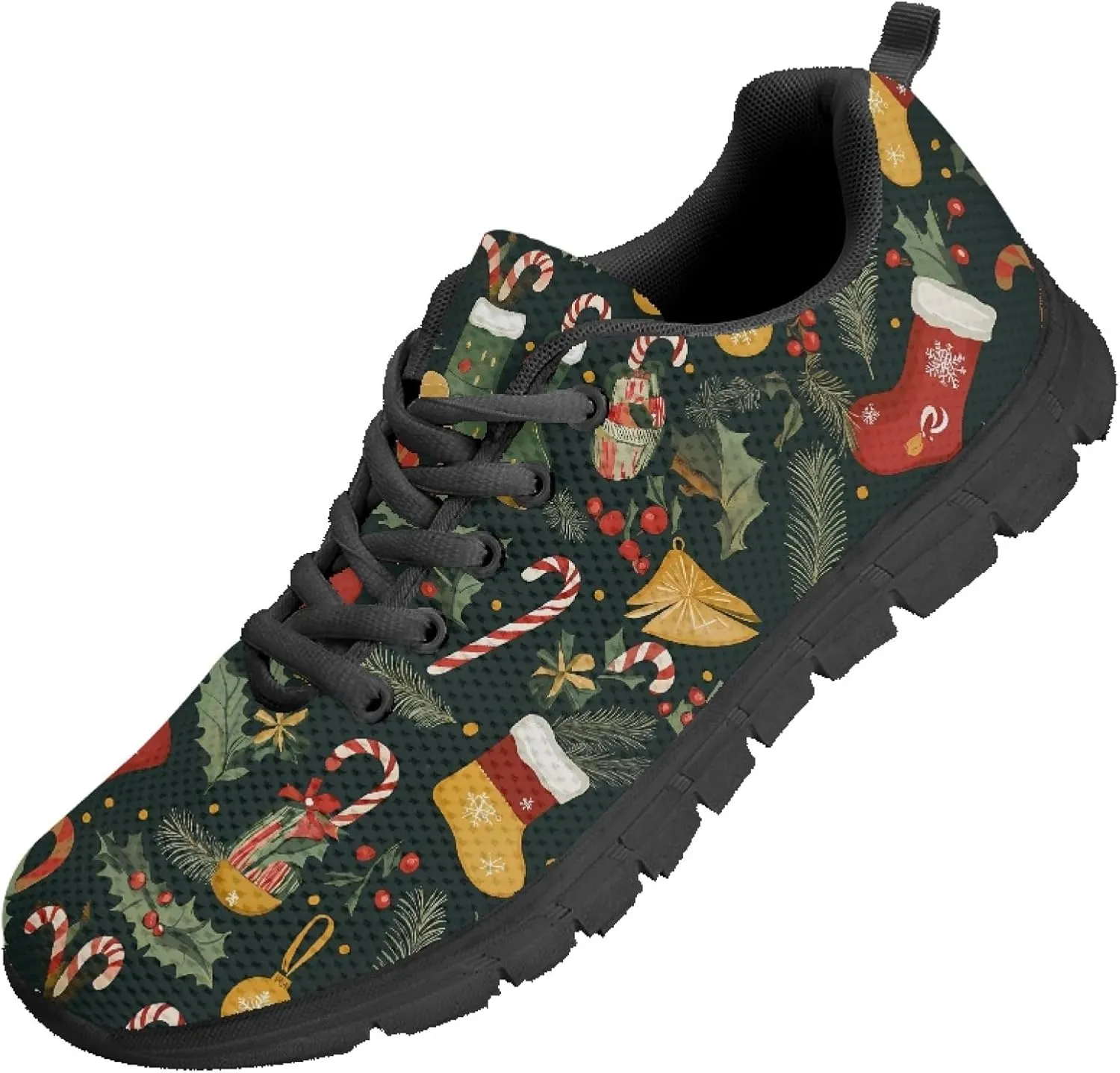 Womens Breathable Sports Shoes Teens Trainer Running Travel Sneaker Walking Low Heel Lightweight Sneakers