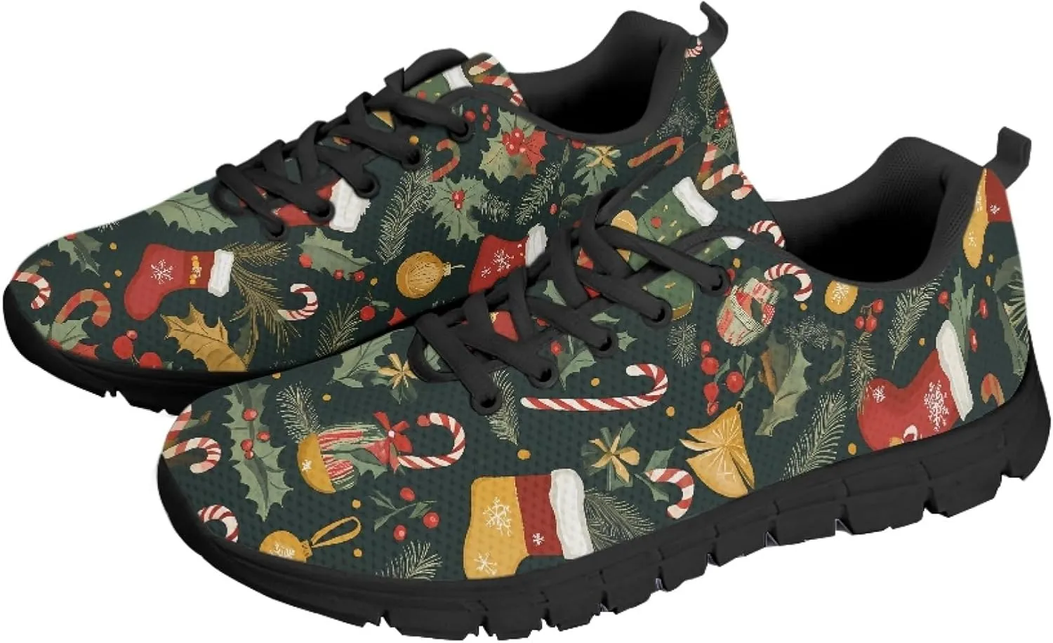 Womens Breathable Sports Shoes Teens Trainer Running Travel Sneaker Walking Low Heel Lightweight Sneakers