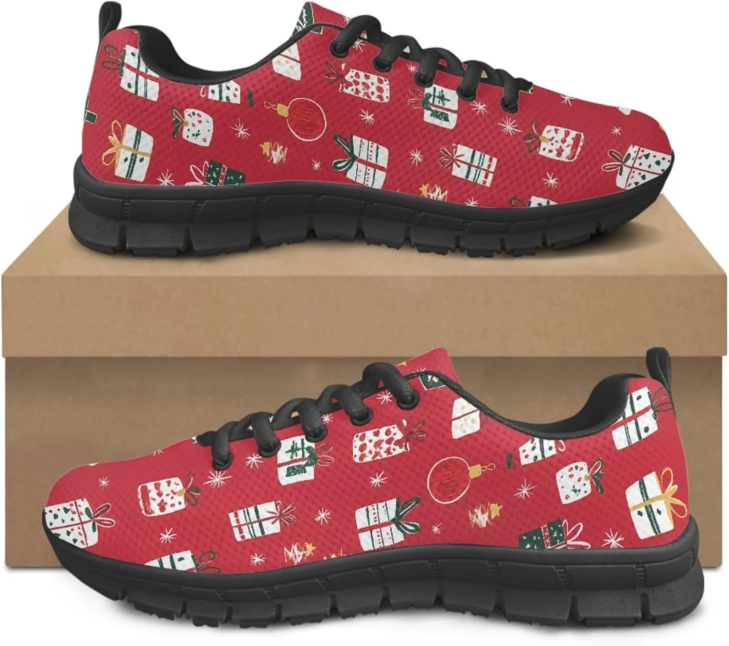 Womens Breathable Sports Shoes Teens Trainer Running Travel Sneaker Walking Low Heel Lightweight Sneakers