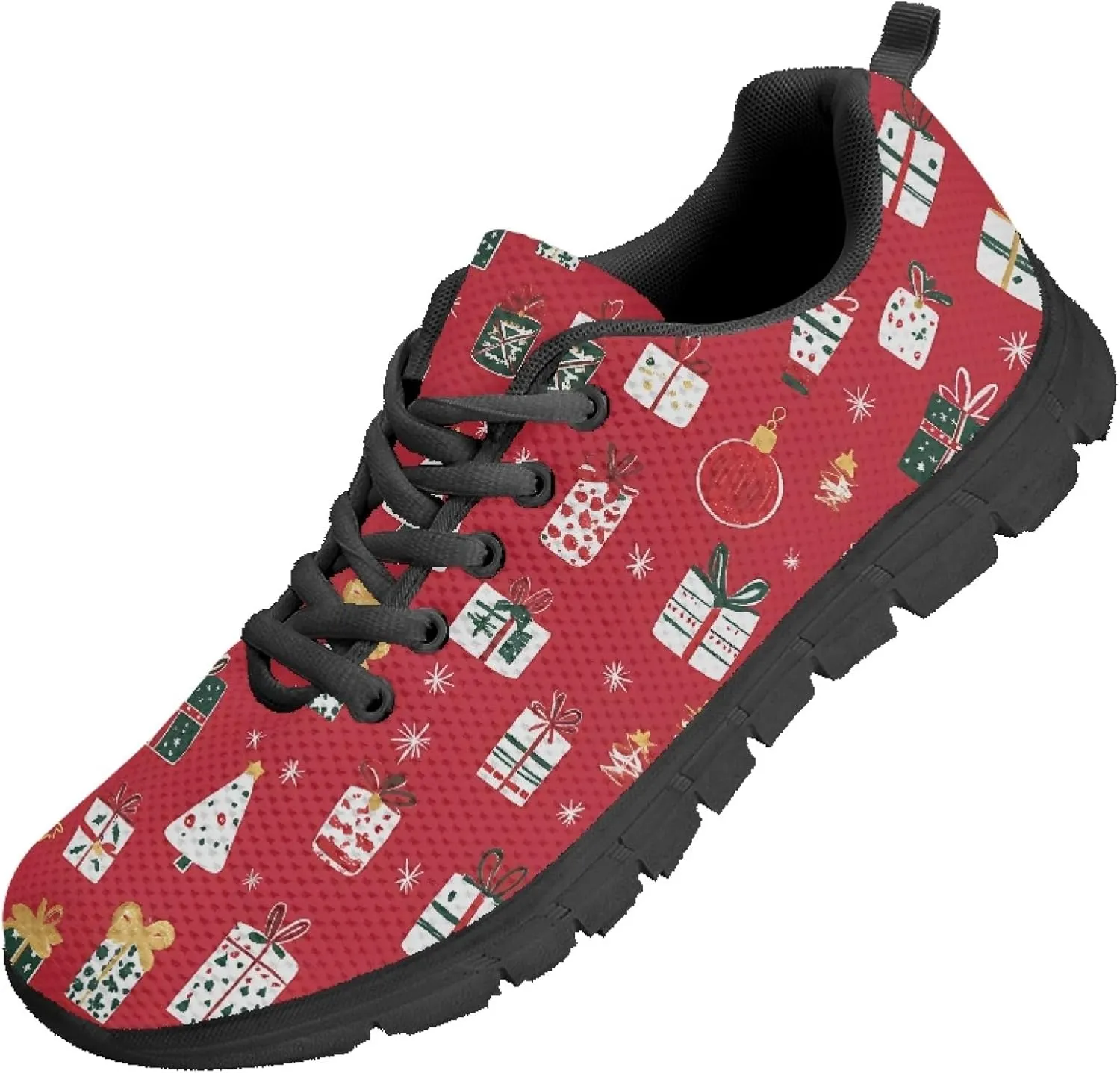 Womens Breathable Sports Shoes Teens Trainer Running Travel Sneaker Walking Low Heel Lightweight Sneakers