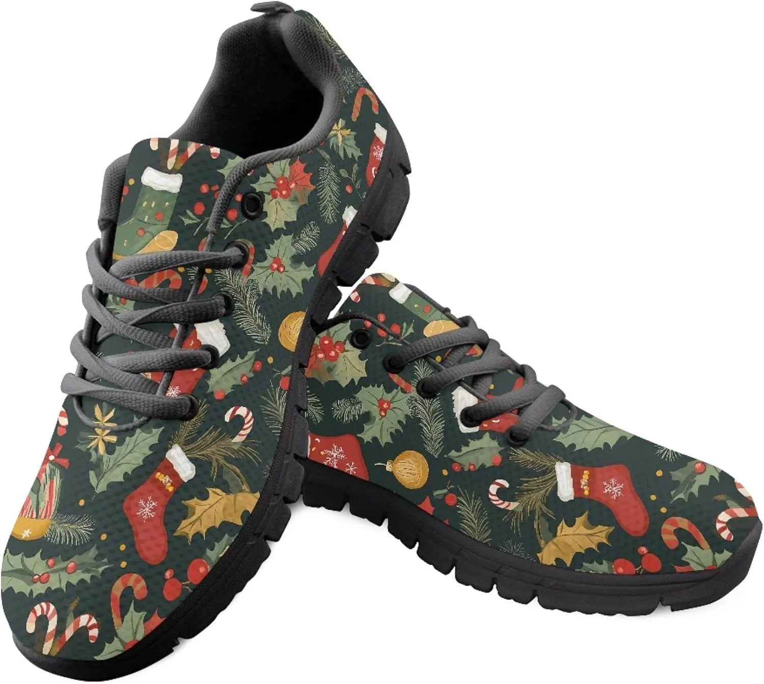 Womens Breathable Sports Shoes Teens Trainer Running Travel Sneaker Walking Low Heel Lightweight Sneakers