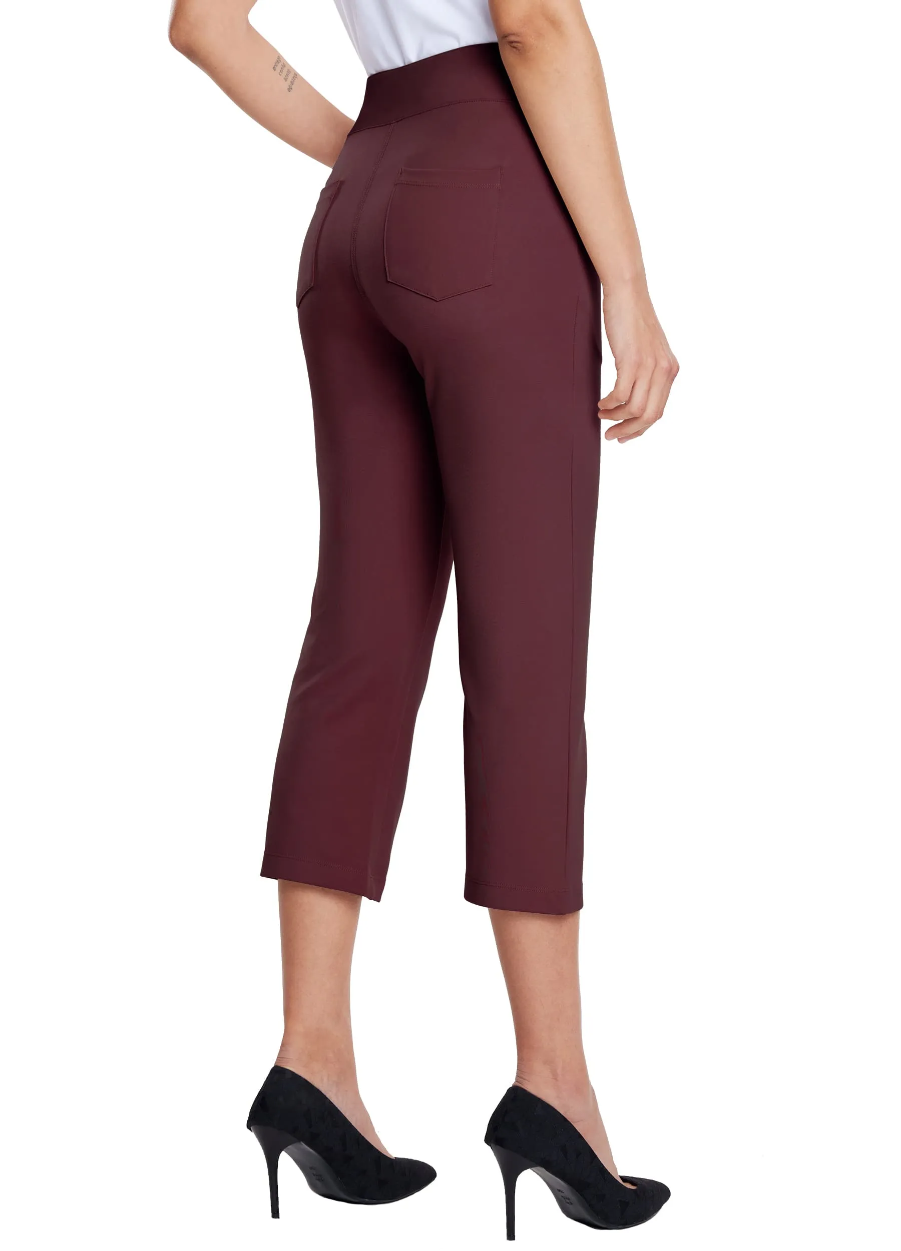 Women's Button Pull On Capris