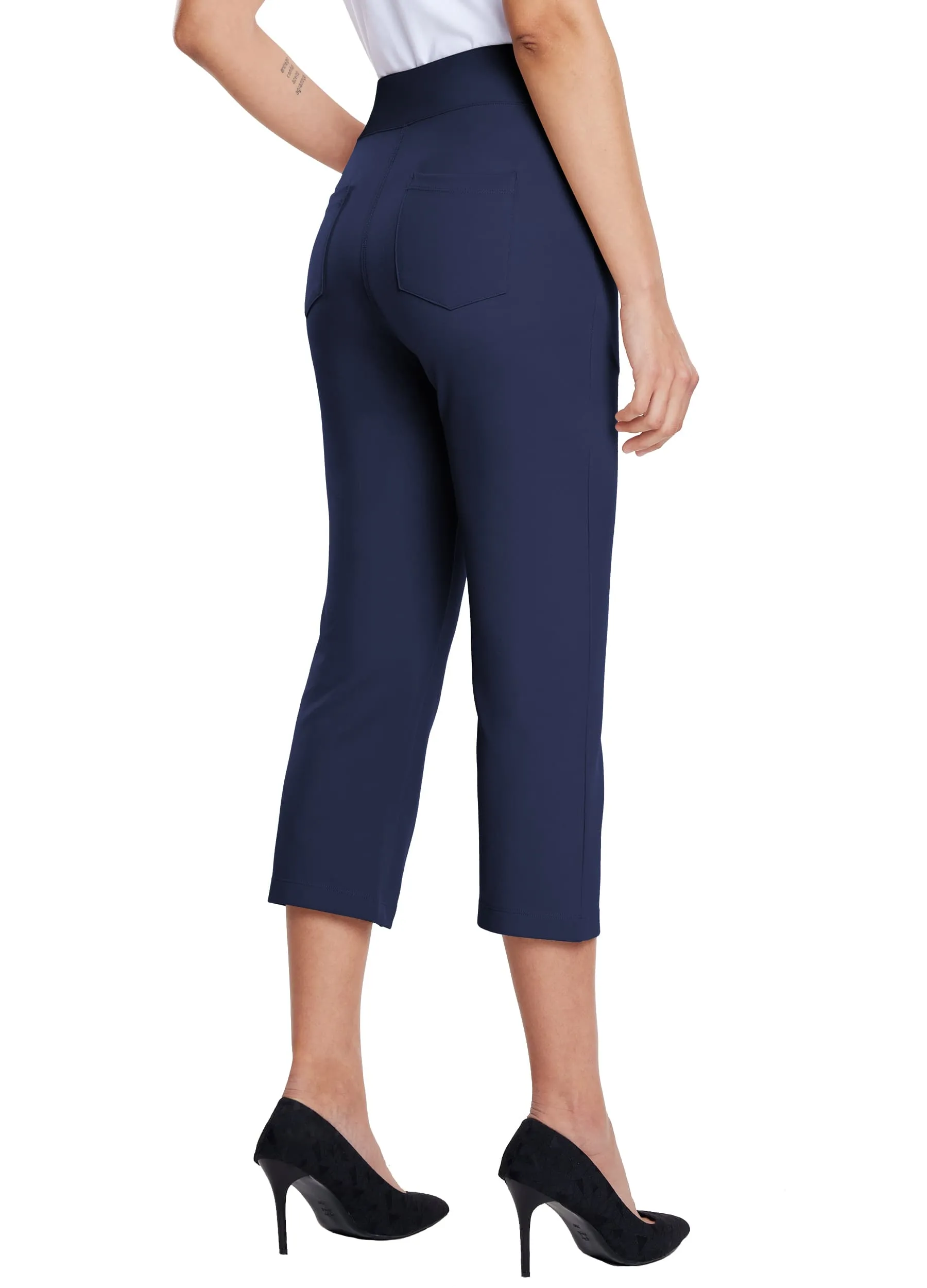 Women's Button Pull On Capris