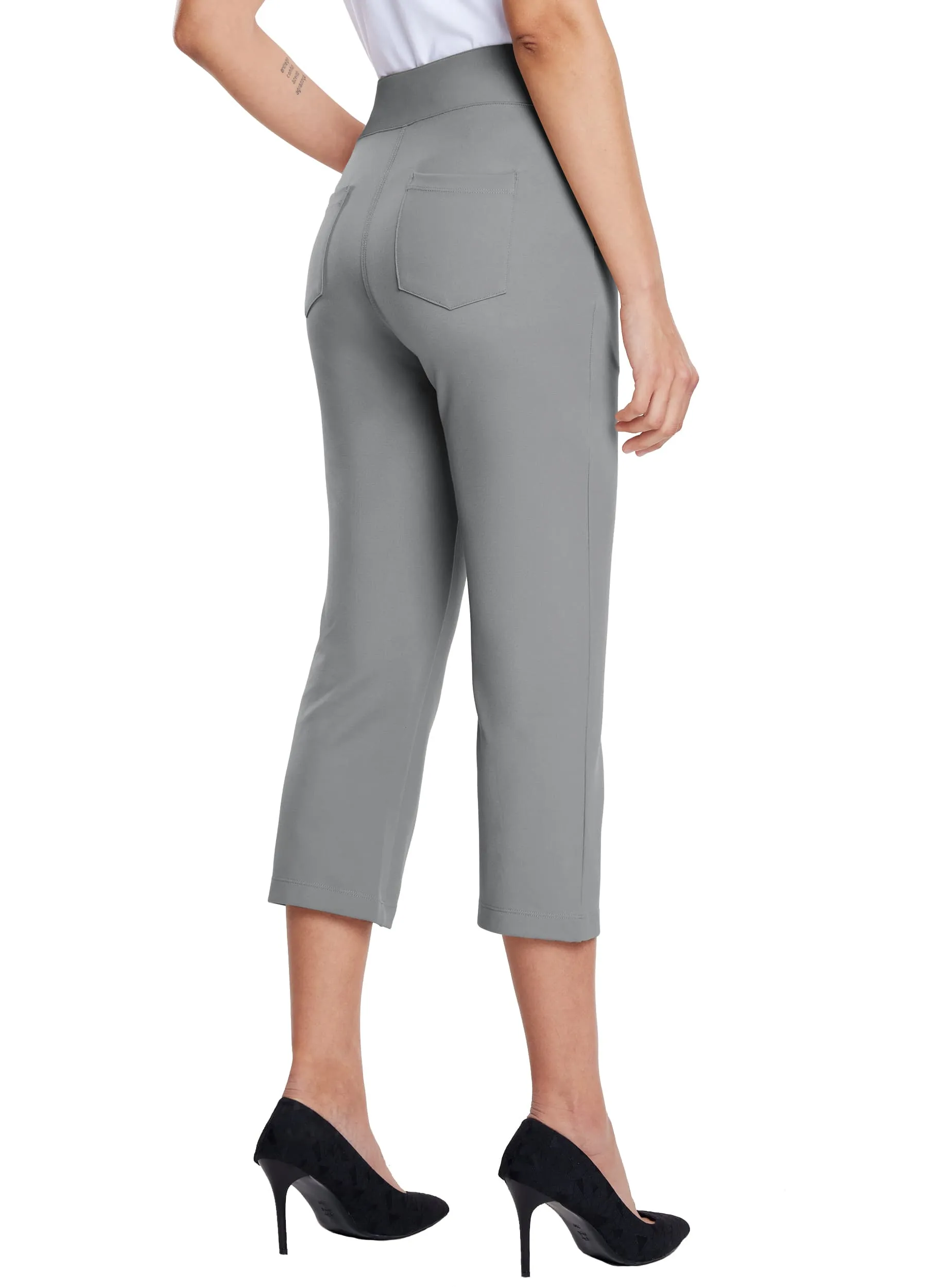 Women's Button Pull On Capris