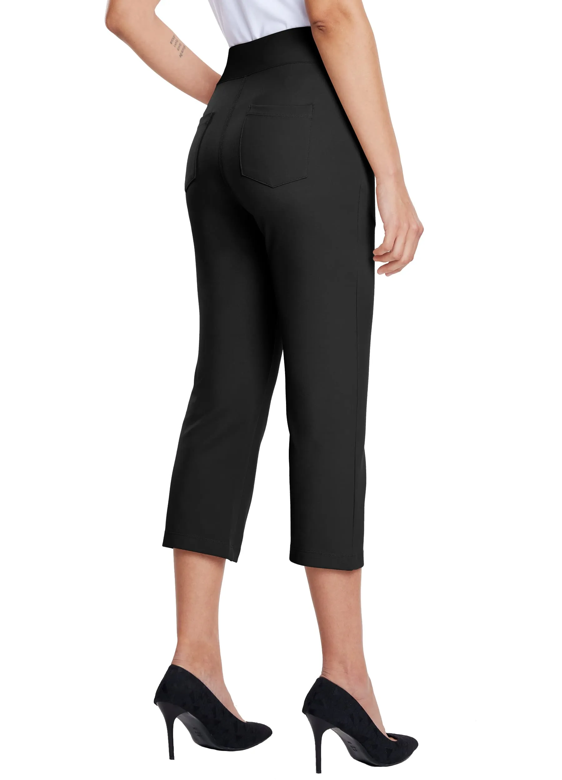 Women's Button Pull On Capris