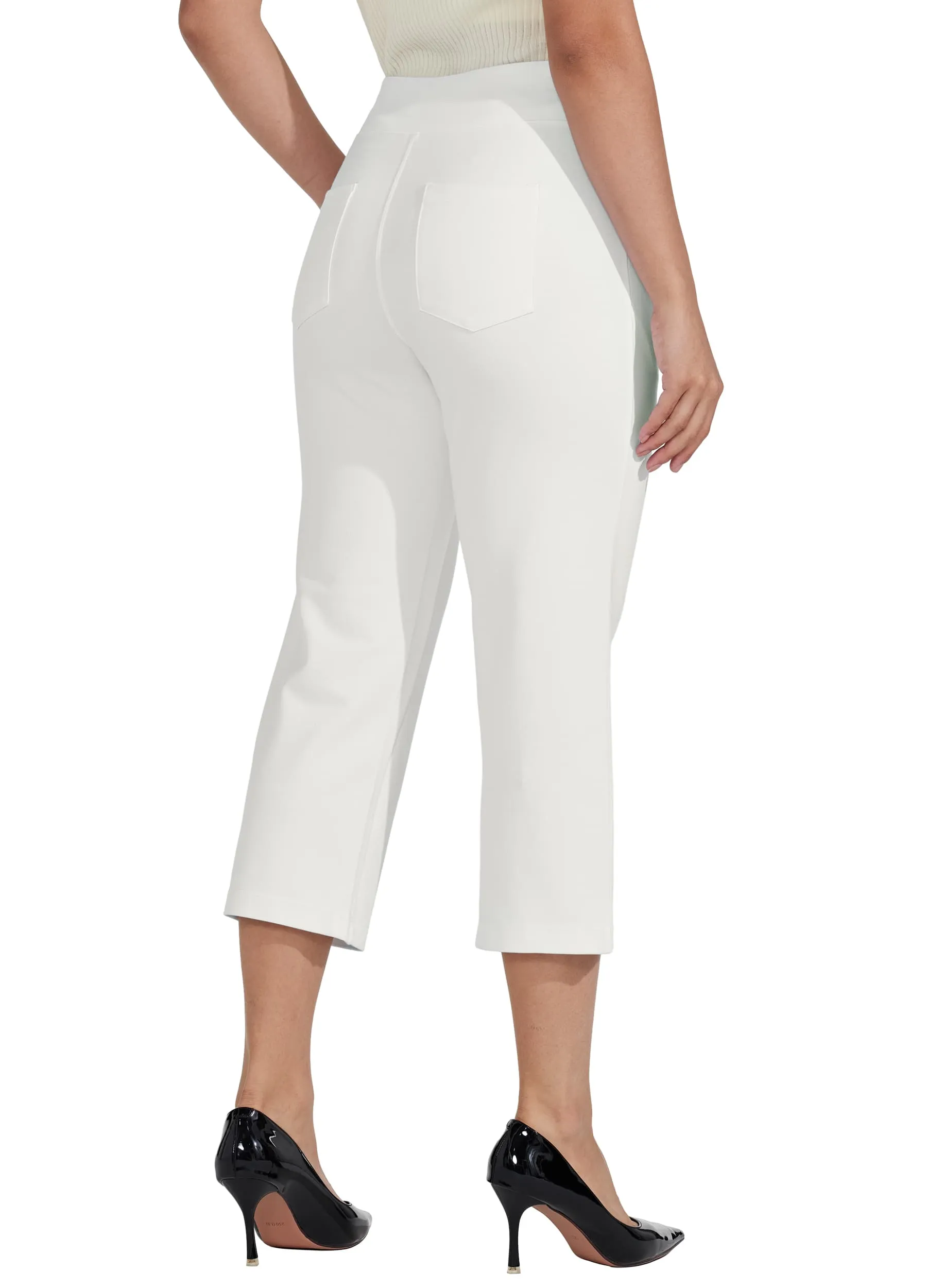 Women's Button Pull On Capris