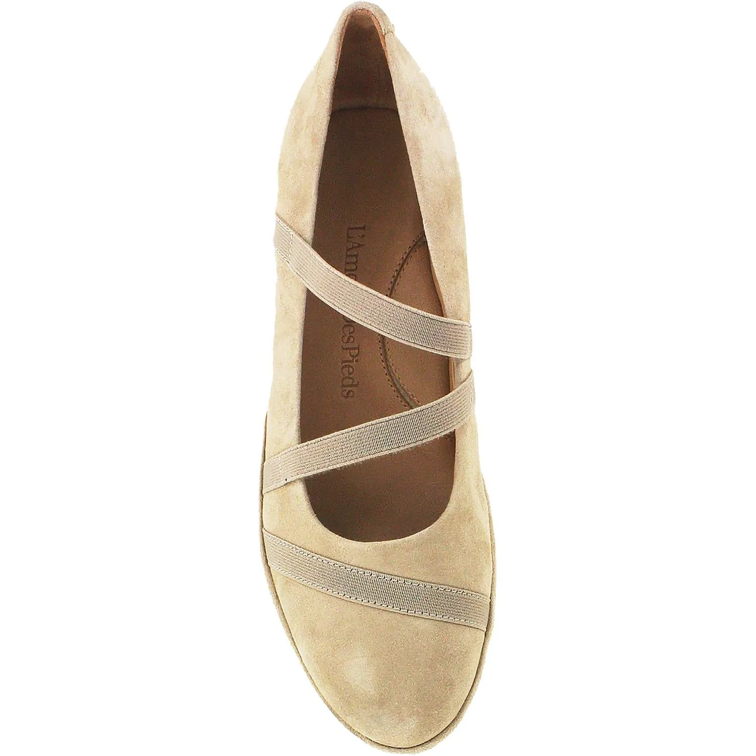 Women's L'Amour Des Pieds Berency Taupe Kid Suede