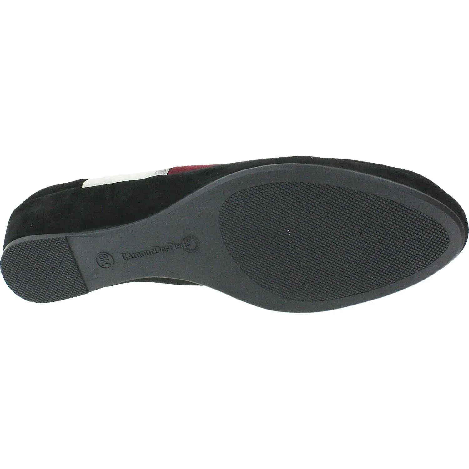 Women's L'Amour Des Pieds Bettyjane Black/Grey/Mulberry Leather/Suede