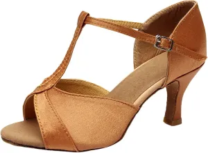 Women's Sandals Women's Latin Dance Shoes Ballroom Performance Practice Dancing Shoes High Heels Platform Sandals