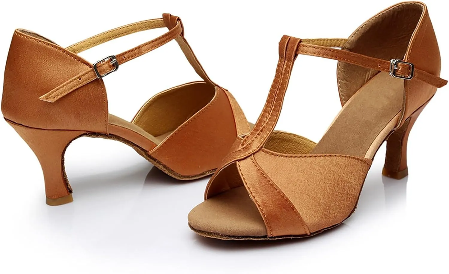 Women's Sandals Women's Latin Dance Shoes Ballroom Performance Practice Dancing Shoes High Heels Platform Sandals