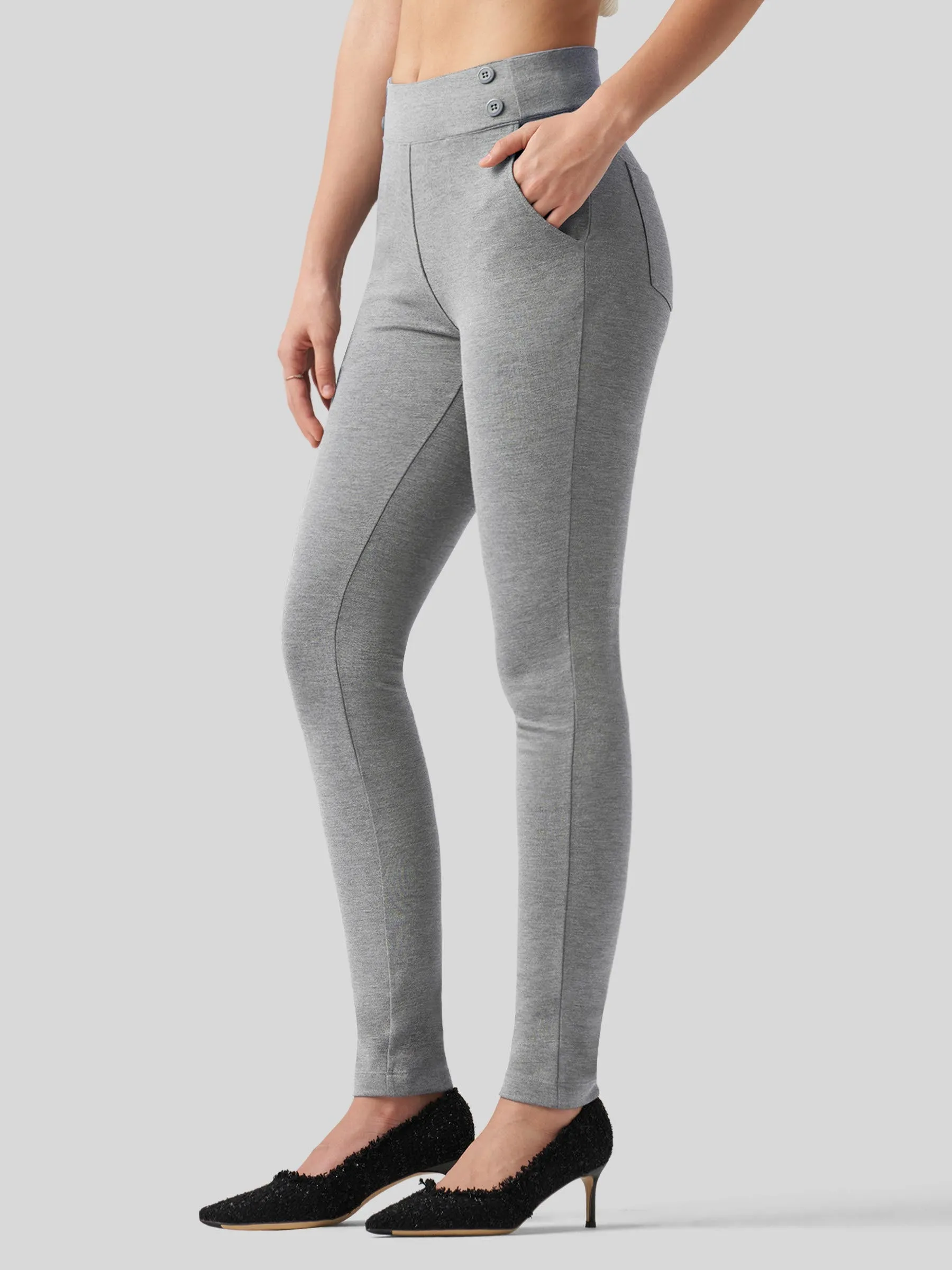 Women's Skinny Work Slacks 27 Inch