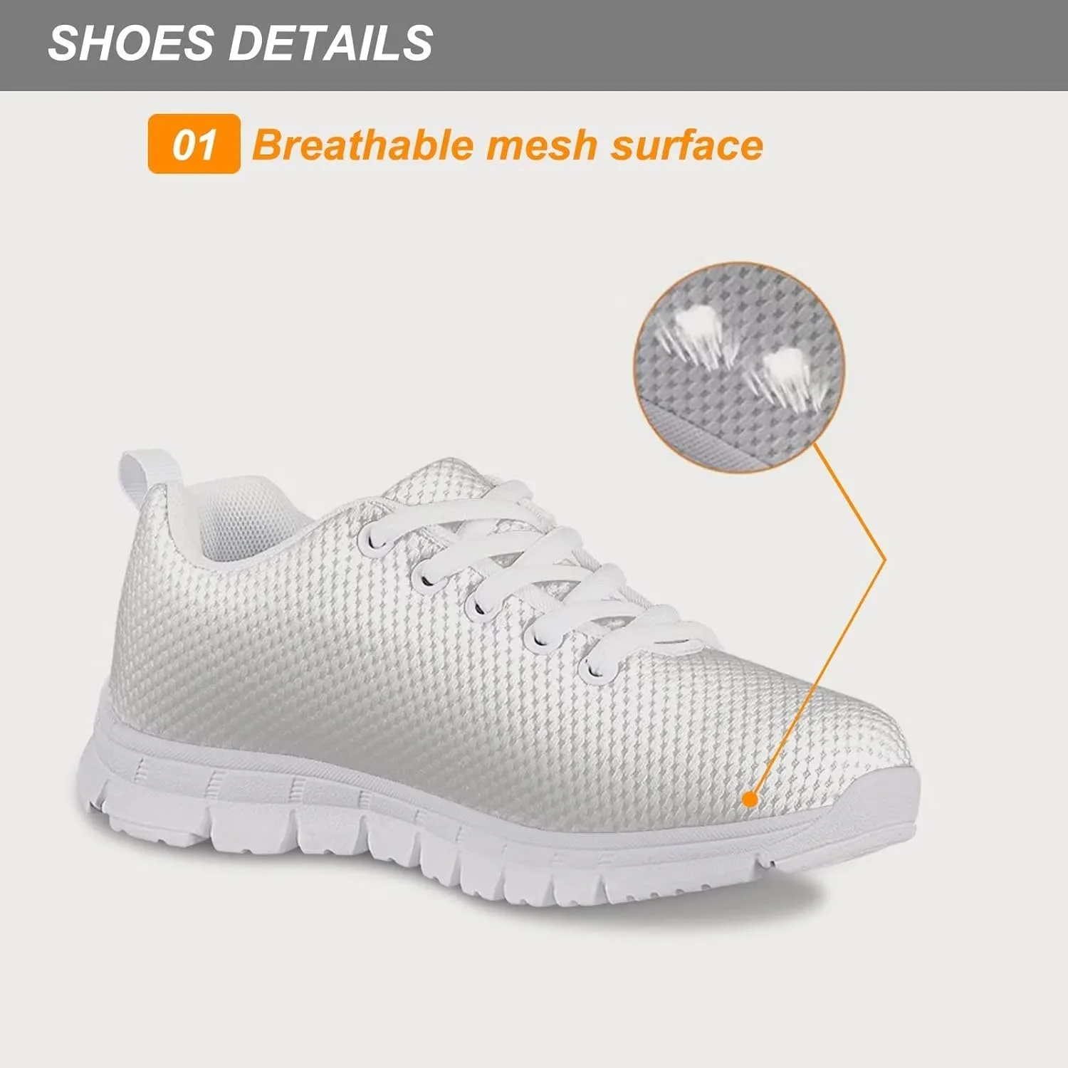 Xpyiqun Kids Tennis Shoes Gym Sport Sneakers Mesh Breathable Running Shoes for Girls Boys School Sneaker Footwear